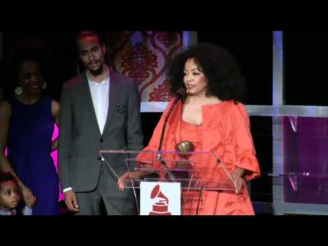 Diana Ross accepting Lifetime Achievement Award at Special Merit Awards