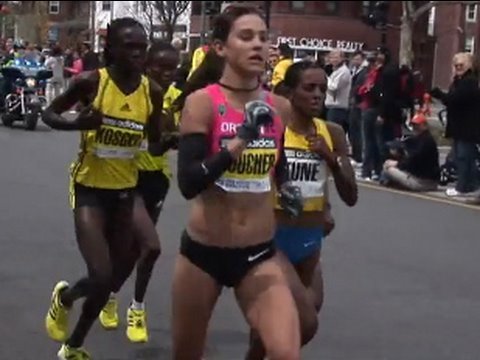 2009 Boston Marathon: Kara Goucher!