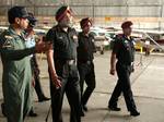 Lt Gen Bhalla who is on his maiden tour to the Directorate reviewed the aviation-related facilities of the NCC at Behala airfield and undertook a sortie on the Zen Air microlite aircraft. He will review the naval activities on Tuesday. He also met the Minister for Civil Defence Mr. Javed Ahmed Khan, the Minister in charge of the NCC activities in the State in Eastern India City