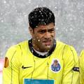 2010–11 UEFA Europa League - SK Rapid Wien vs. F.C. Porto 1:3 Ernst-Happel-Stadion (Vienna) – The brasilian player Hulk in the snow of Vienna.