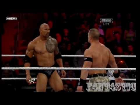 The Rock & John Cena Vs The Miz & R-Truth Servivor Series 2011 Highlights HD