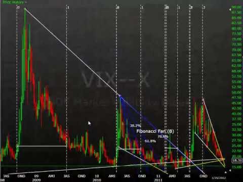 VIX and SPX S&P 500 January 25, 2012 Elliott Wave Technical Analysis Market Update