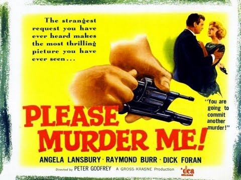 PLEASE MURDER ME (1956) Raymond Burr - Angela Lansbury