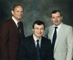 From left to right: Norman Thagard, Vladimir Dezhurov, Gennady Strekalov