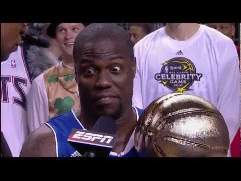 [HD] Kevin Hart NBA Celebrity all star weekend 2012 MVP * Hilarious LOL* HD