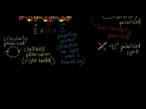 Polarization of Light Waves & the Poynting vector