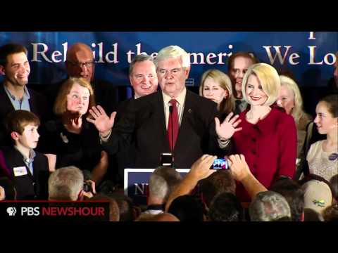 Watch Newt Gingrich's South Carolina Primary Victory Speech