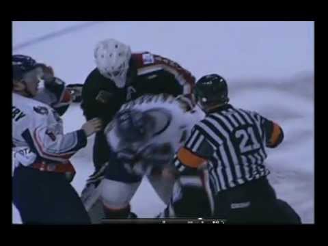 ECHL Ontario Reign vs Bakersfield Condors brawl 1/28/12