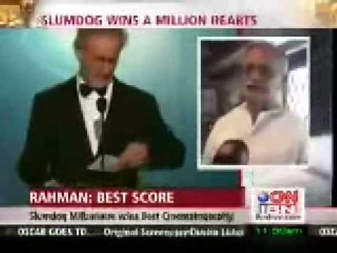 OSCAR AWARDS 2009 - AR RAHMAN - GULZAR- RESUL POOKUTTY-DANNY BOYLE-SIMON BEAUFOY SLUMDOG MILLIONAIRE