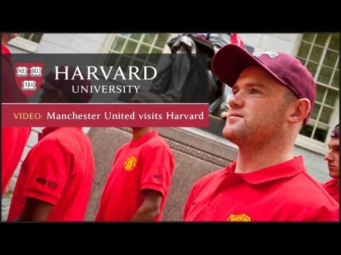 Manchester United visits Harvard University