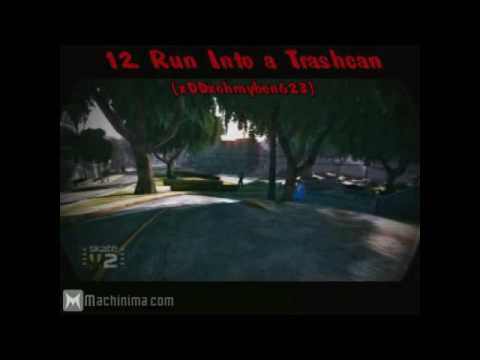 Skate 2 - 25 Ways to Bail (Machinima)