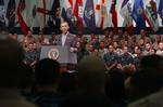 President Barack Obama discusses the efforts being done to contain the oil spill in the Gulf of Mexico