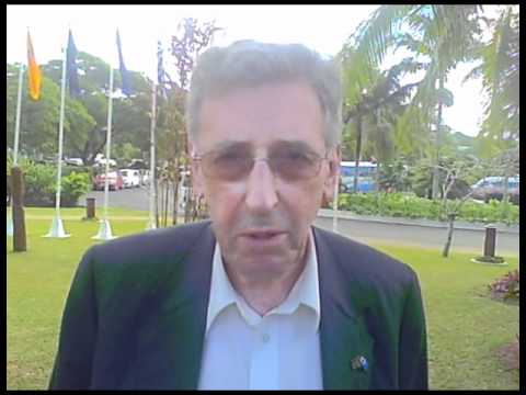 Lord Howell speaks at the 2010 Pacific Islands Forum