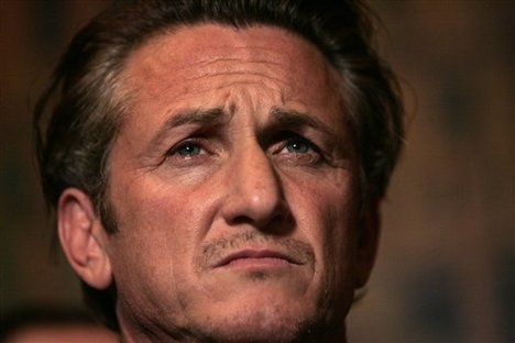 Actor Sean Penn looks on during a news conference lobbying the state of California to recognize Harvey Milk Day in San Francisco, Tuesday, March 3, 2009. Penn won an Oscar for his portrayal of Milk, one of San Francisco's first openly gay politicians.