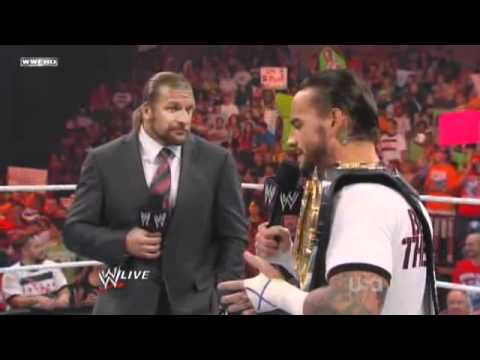 CM Punk & Triple H Promo 8/1/11