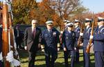 Arlington, VA (Nov. 10, 2006) -- Deputy Secretary Michael Jackson, Admiral Thad Allen and Master Chief Petty Officer of the Coast Guard Charles 