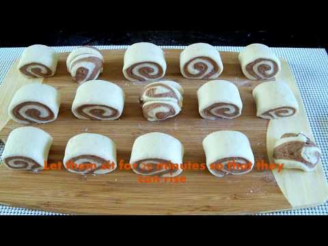 Steamed Chocolate Bread / Cooking Chinese Food 巧克力馒头