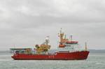 HMS Protector: a Royal Navy Antarctic patrol ship. At the beginning of the 1990s the Royal Navy had two classes of offshore patrol vessel, the Island class, and the larger Castle class.