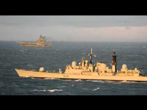 Destroyer keeps watch on Russian carrier 14.12.11