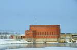 Isohaara hydroelectric power plant on the river Kemijoki in Kemi, Northern Finland.