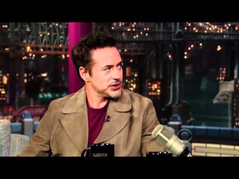 David Letterman -_- Robert Downey Jr. - 2011.12.14