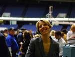 Lindsay Gottlieb (UC Santa Barbara) Basking in the glow of her first Big West Tournament title.