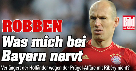 Robben: Das nervt mich bei Bayern 