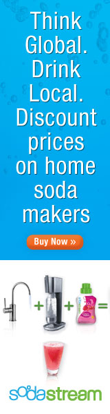 SodaStream (Soda-Club) USA 160x600 Blue Static