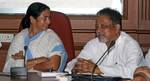 India West Bengal Chief Minister Mamata Banerjee and Mukul Roy at Writers Building in Kolkata in Eastern India City