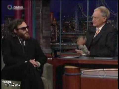 FULL INTERVIEW Joaquin Phoenix On Letterman 2-11-09