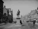 The statue of George Palmer in Broad Street, c. 1890 by Henry Taunt.During the 19th century, the town grew rapidly as a manufacturing center.