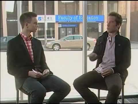 Actor Ryan Carnes speaks out about HIV/AIDS - Alex Simpson - Studio 12 News, March 15, 2012