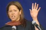 Playwright, actor, author, and teacher Anna Deavere Smith delivers the commencement address to Barnard College's class of 2007, Tuesday, May 15, 2007 in New York.