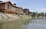 A view of heritage buildings located on the Banks of River Jehlum Srinagar on 18, April 2012. as World Heritage Day.