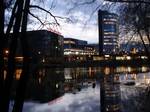 Business quarter in Tartu.As a member of the European Union, Estonia's economy is rated as high income by the World Bank. Due to its rapid growth, the Estonian economy has often been described as the Baltic Tiger.