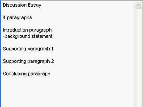 IELTS How to write a discussion essay outline (part 1 of 2)