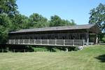 Lake of the Woods forest preserve covered bridge. The village of Mahomet was first settled in 1832 on the banks of the Sangamon River.