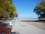 Loyola Park, Juneway Terrace Beach is the northernmost beach in Chicago. It is located at 7800 north and Lake Michigan.[7] It lies within Rogers Avenue Beach and Park.