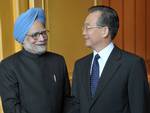 The Prime Minister, Dr. Manmohan Singh at a bilateral meeting with the Premier of the State Council of People's Republic of China, Mr. Wen Jiabao, on the sidelines of the 17th ASEAN Summit and Related Summits to be held in Hanoi, Vietnam on October 29, 2010.