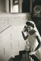 Jacqueline Kennedy at Hammersmith Farm in Newport, Rhode Island on her wedding day, September 12, 1953.