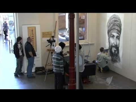 Sikh taxi drivers inspiring artist Dan Connell