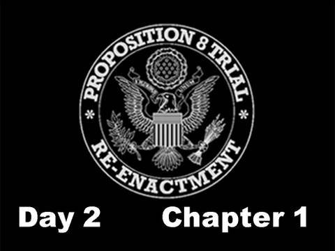 Prop 8 Trial Re-enactment, Day 2 Chapter 1