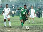 India Senior Footballers Gather for Play Mayor's Cup Football Match at Kolkata in Eastern India City