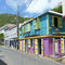 Tortola: Road Town - typical Caribean street