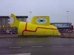 Yellow Submarine model at Liverpool Airport in November 2007. The Beatles 1966 album Revolver features the #1 hit, 