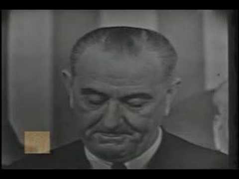 President Lyndon Johnson - Speech on Voting Rights