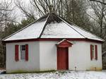 The Octagonal School at Birmingham Friends Meetinghouse and Octagonal School, which are jointly listed on the NRHP in Chester County, Pennsylvania. The meeting house was the center of fighting during the Battle of the Brandywine in 1777.