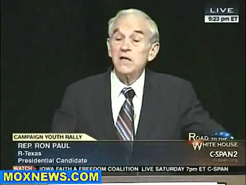 Ron Paul Campaign Youth Rally Speech, University Of Iowa — October 21, 2011 (00:41:53)