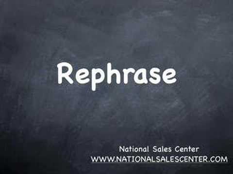 Sales Training Video - The 