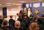 Chief of Naval Operations (CNO) Adm. Jonathan Greenert delivers remarks during the 31st annual Vice Admiral James Bond Stockdale Leadership Award Ceremony.